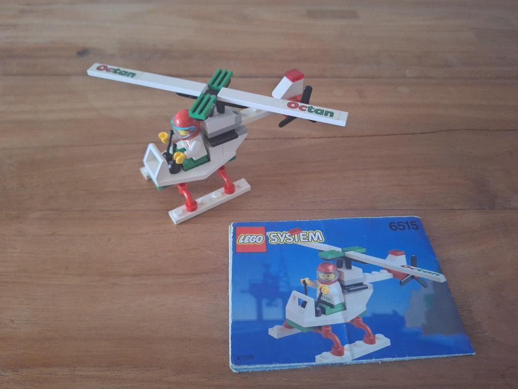 lego town octan helikoptertje 6515, Enlèvement ou Envoi, Utilisé, Ensemble complet, Lego