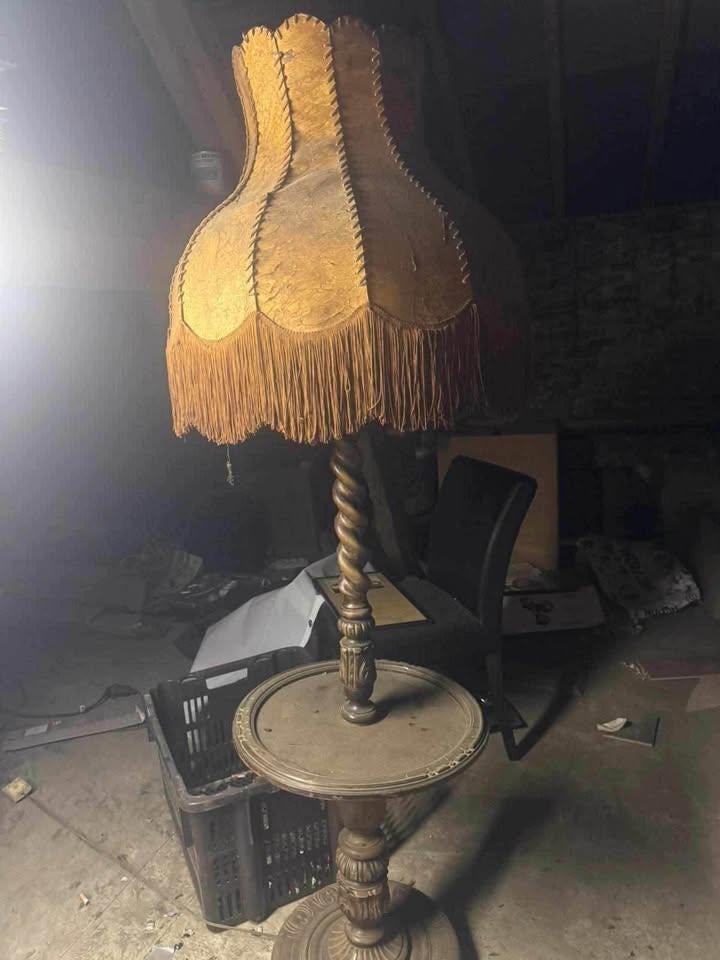 Retro vloerlamp, Enlèvement, Utilisé