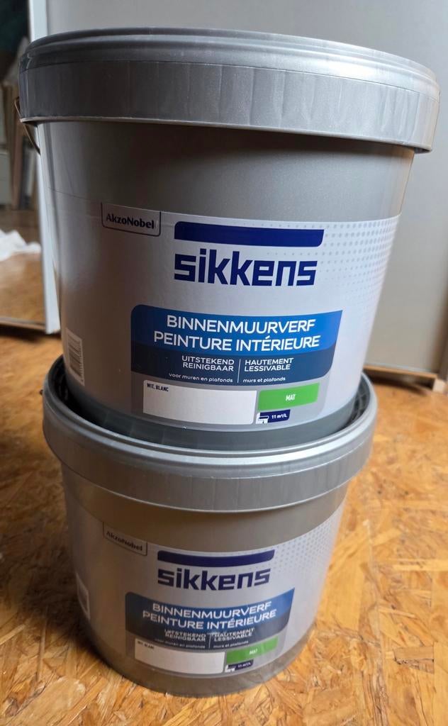 Sikkens muur en plafondverf, Enlèvement, Blanc