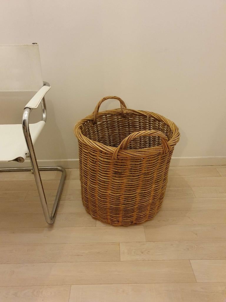 Très grand panier / pot de fleur en rotin, Enlèvement