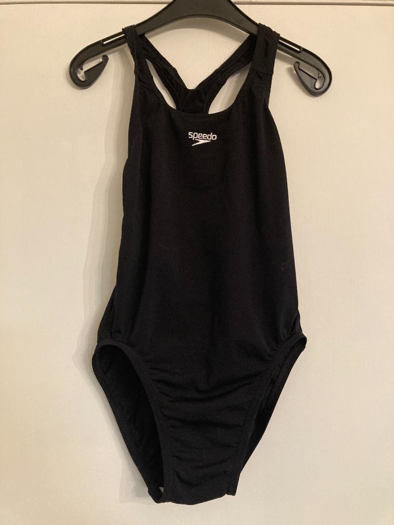 Zwart badpak - Speedo - 10 jaar, Kinderen en Baby's, Kinderkleding | Kinder-zwemkleding, Gebruikt, Meisje, Badpak, Ophalen of Verzenden