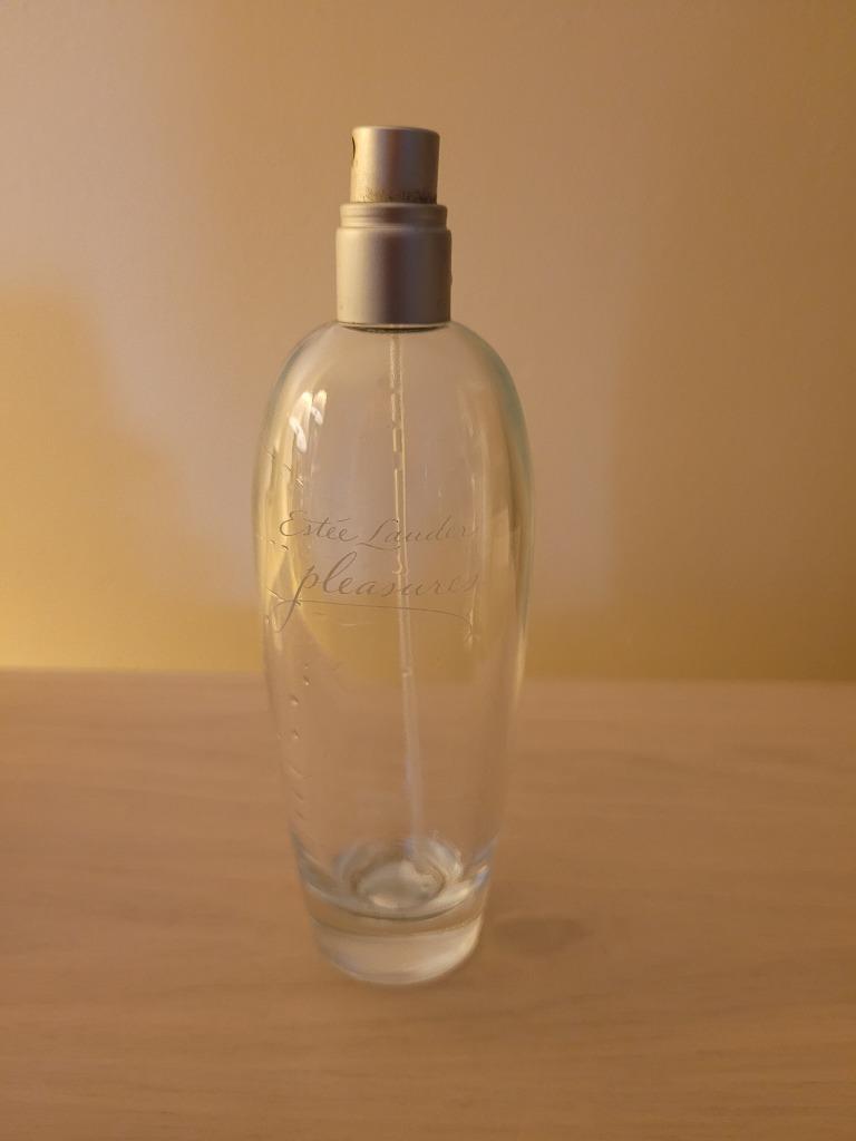 Estée Lauder Pleasures 100 ml lege parfumfles, Ophalen of Verzenden, Zo goed als nieuw, Parfumfles
