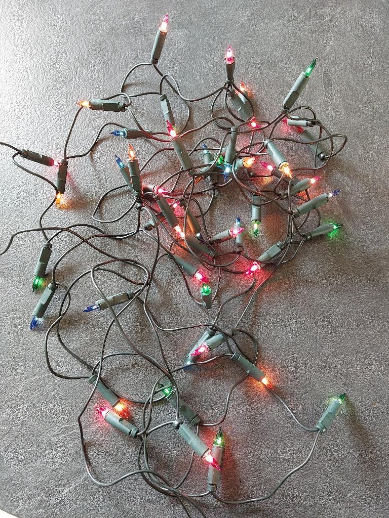 Gekleurde kerstboom verlichting binnen 1, Diversen, Ophalen of Verzenden, Zo goed als nieuw