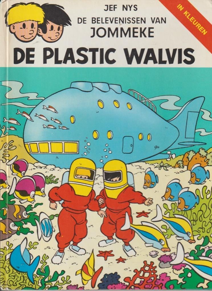 Strip - Jommeke - De plastic walvis - Hardcover., Verzenden