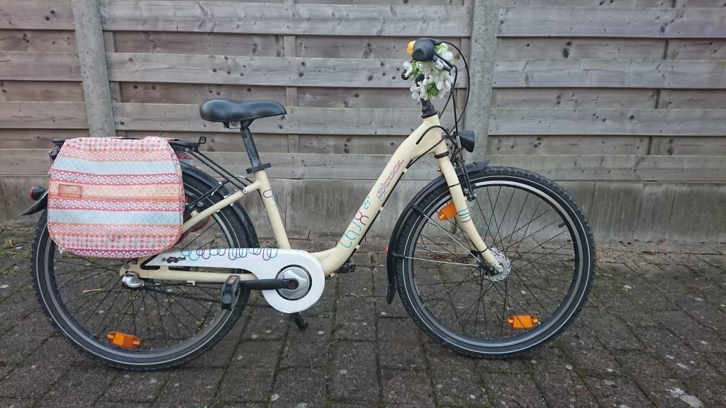 meisjesfiets 's cool chix 24" inch, Vélos & Vélomoteurs, Vélos | Filles, Utilisé, 24 pouces, Frein à main, Vitesses, Enlèvement
