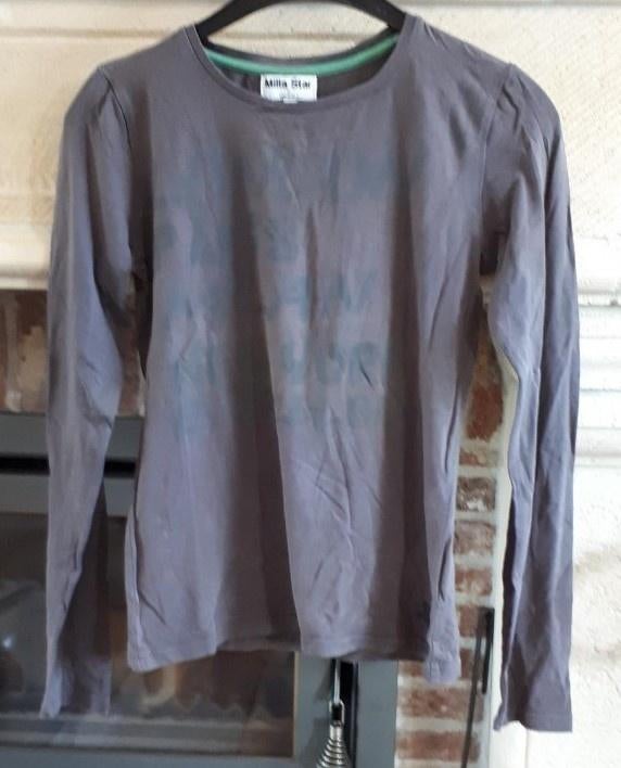 Milla Star/JBC-tshirt lange mouw-print-grijs/antra-170/176, Gebruikt, Shirt of Longsleeve, JBC., Verzenden