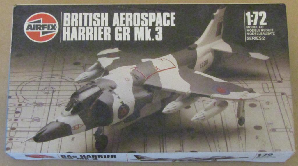 Airfix BAe Harrier GR Mk3 - 1/72, 1:72 tot 1:144, Nieuw, Vliegtuig, Ophalen