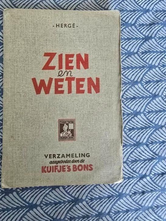 Hergé Kuifje's Bons Zien en Weten thema De Zeevaart  6 stuks, Ophalen of Verzenden, Zo goed als nieuw, Prent