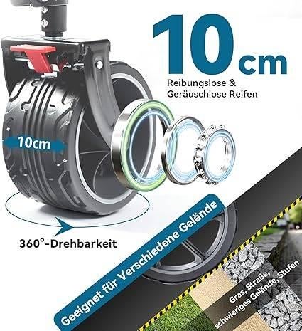 Chariot à bras pliable 135 l | LIVRAISON GRATUITE, Caravanes & Camping, Chariots, Neuf, -, -, HIKENTURE