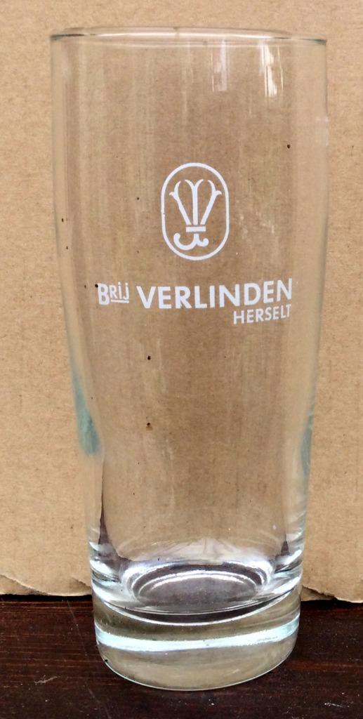 bier brouwerij glas Verlinden Herselt 25 cl Antwerpen, Ophalen of Verzenden, Zo goed als nieuw