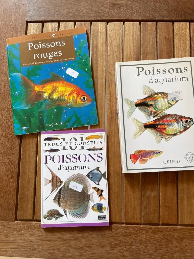 3 livres sur les poissons d’aquarium, Boeken, Dieren en Huisdieren, Ophalen of Verzenden, Gelezen, Vissen