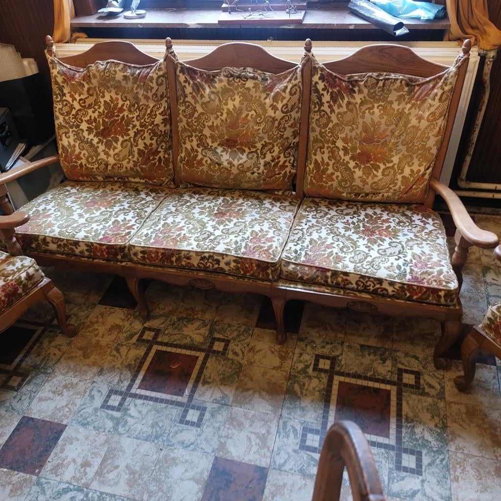 Alles aan 50 euro. zetel en twee zitstoelen, Enlèvement