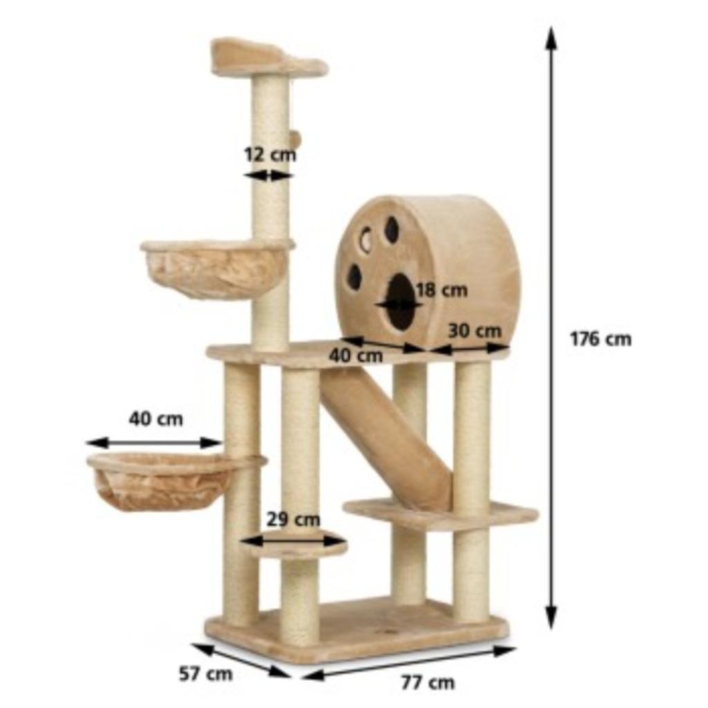 Kattenkrabpaal XXL- 176 cm hoog ' NIEUW  !! GOED LEZEN !, Dieren en Toebehoren, Krabmeubelen, Nieuw, Krabpaal, Ophalen