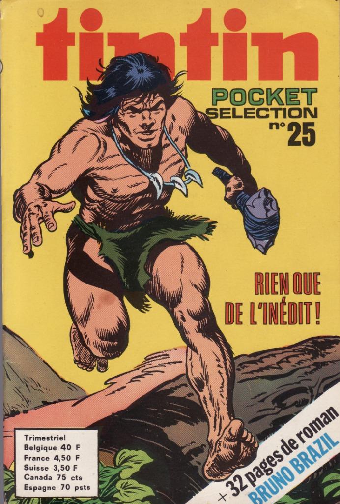 Tintin pocket selection n 25 – 25/09/1974, Boeken, Stripverhalen, Eén stripboek, Ophalen of Verzenden, Gelezen
