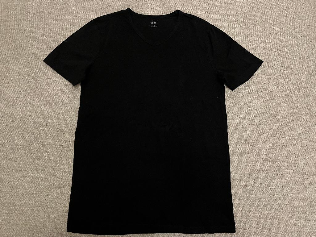 T-shirt zwart Hema maat L V-hals, Kleding | Heren, Maat 52/54 (L), Zwart, Ophalen of Verzenden, Zo goed als nieuw