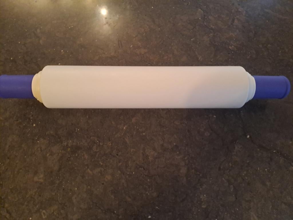 Tupperware deegrol, Ophalen of Verzenden, Gebruikt, Blauw, Overige typen