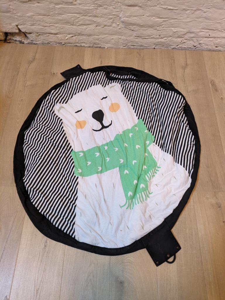 Play and go Opbergzak | zachte baby speelmat Bear, Ophalen of Verzenden, Gebruikt
