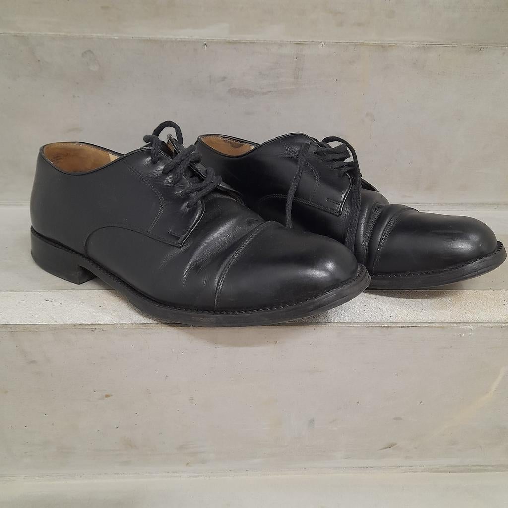 zwarte geklede herenschoenen AMBIORIX maat 43 - 8, Kleding | Heren, Ophalen of Verzenden, Gedragen, Veterschoenen
