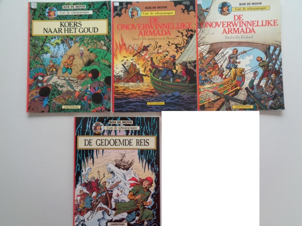 Cori, de scheepsjongen- album 1-4 (=V1-V3) - 1e dr. 1978/87, Ophalen of Verzenden