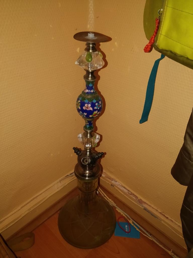 Chicha / Narguilé verre et métal, Enlèvement, Narguilé