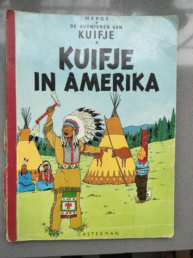 Kuifje in Amerika, Boeken, Ophalen