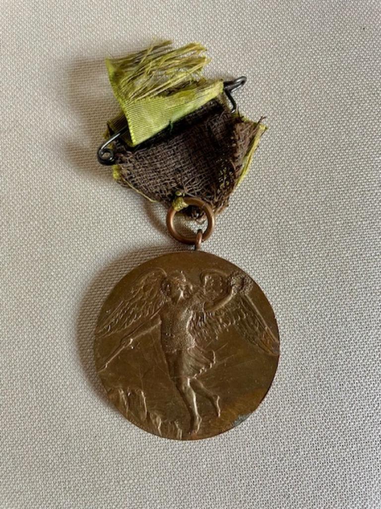 Te koop: Deense medaille, Verzamelen, Ophalen of Verzenden, Overige soorten, Lintje, Medaille of Wings