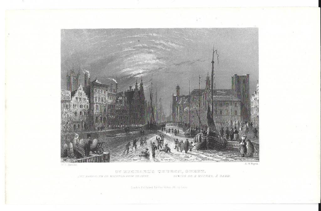 1837 - Gent - Sint-Michiels, Antiquités & Art, Envoi