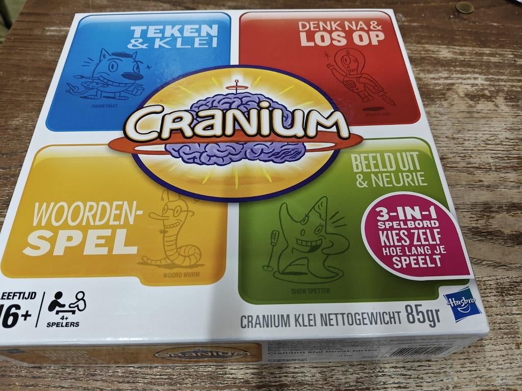 CRANIUM, Hobby en Vrije tijd, Drie of vier spelers, Ophalen, Zo goed als nieuw, HASBRO