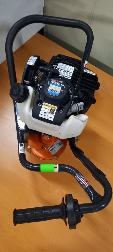 Grondboor Honda GX35, Enlèvement, Tarière