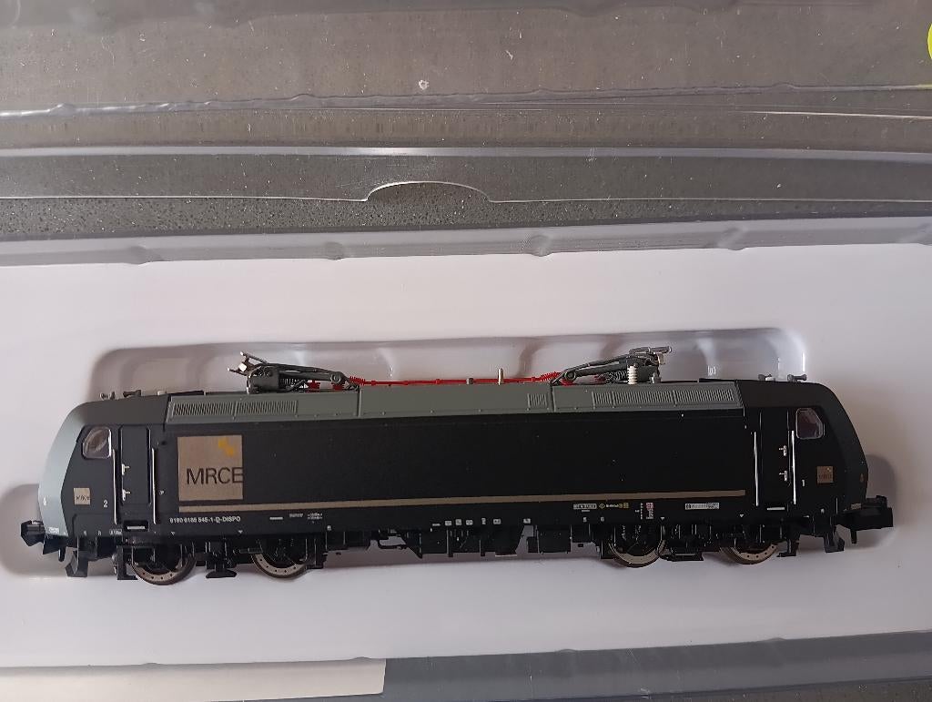SOUND Minitrix 11147 BR185 elektrische Loc - nieuw Spoor N, Ophalen of Verzenden, Nieuw, Locomotief, Trix