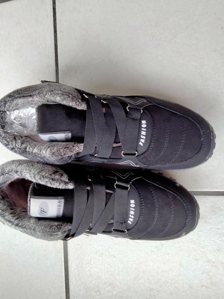 Orthopedische  zwarte winterschoenen, Enlèvement, IDENVY, Noir, Neuf