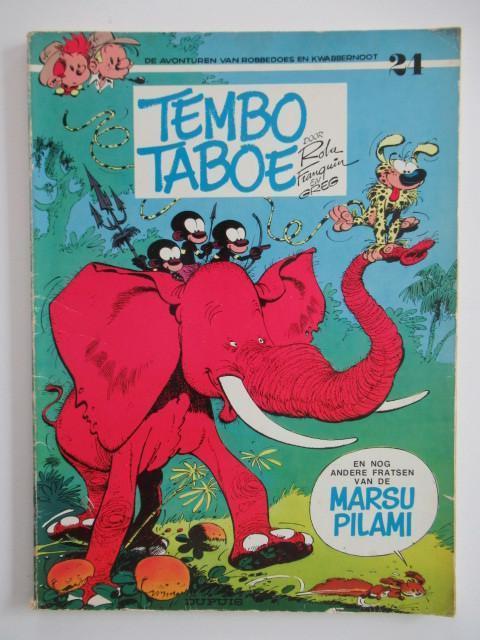robbedoes...nr.24...tembo taboe............1st, Enlèvement ou Envoi, Utilisé