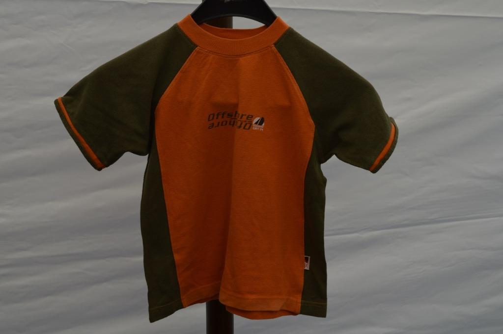 T-shirt offshore oranje kaki 104, Ophalen of Verzenden, Zo goed als nieuw, Boy star, Shirt of Longsleeve
