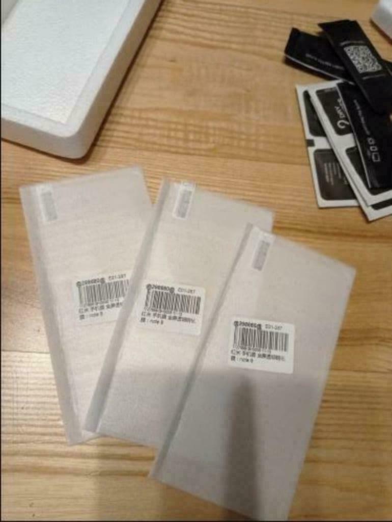 screenprotector - tempered glass voor Xiaomi Redmi note 9, Télécoms, Enlèvement, Neuf