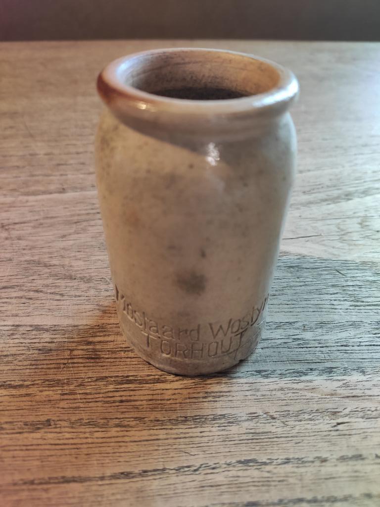 mosterdpot Wostyn klein zonder deksel 8 cm, Ophalen