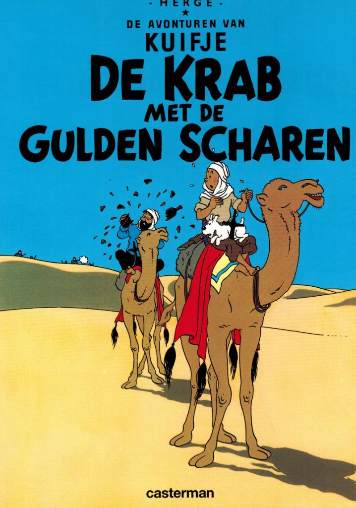 Kuifje, De krab met de gulden scharen, Hergé, Boeken, Eén stripboek, Ophalen of Verzenden, Zo goed als nieuw, Herge