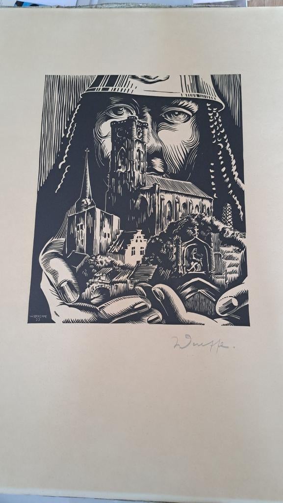 Œuvre 53 w.dereppe, Antiek en Kunst, Ophalen of Verzenden
