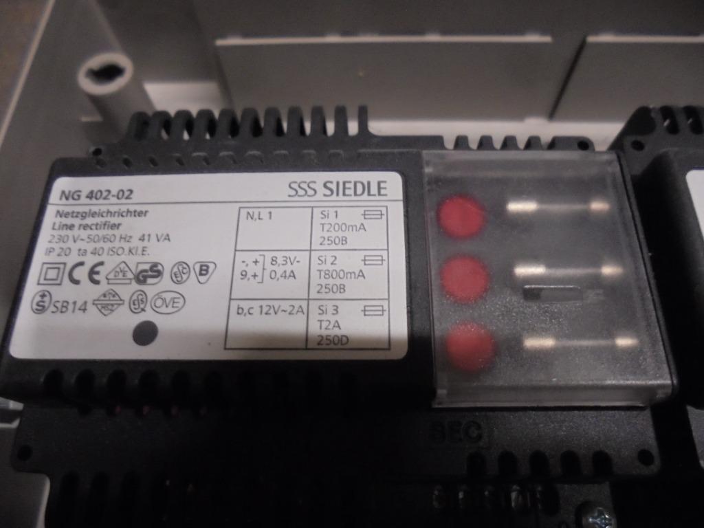 Siedle netgelijkrichter NG 402-02, Ophalen, Zo goed als nieuw