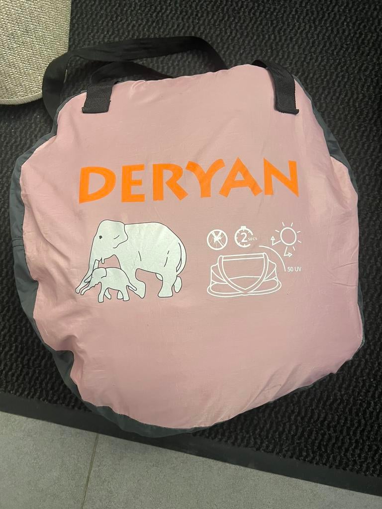 Deryan tent, Ophalen, Zo goed als nieuw