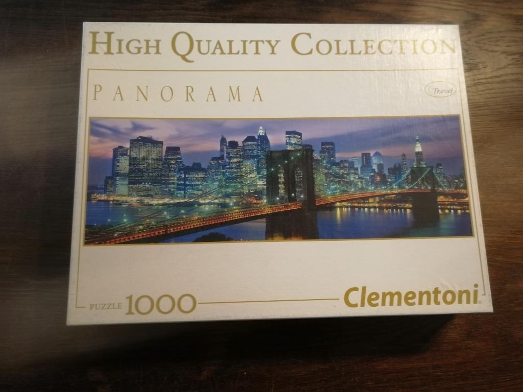 Puzzel Clementoni 1000  New york Brooklyn bridge (NIEUW), Ophalen of Verzenden, 500 t/m 1500 stukjes, Nieuw, Legpuzzel