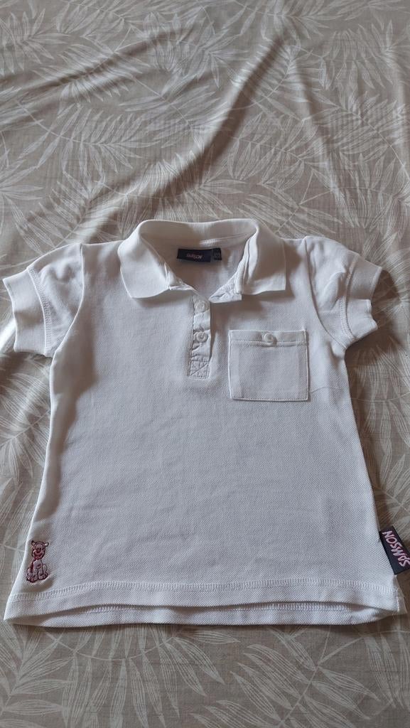 T-shirt polo blanc cool de Samson en taille 122, Enlèvement ou Envoi, Comme neuf