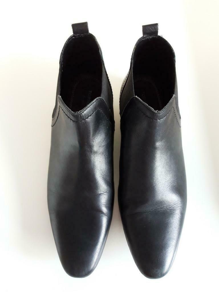 Zwarte herenschoenen Topman - maat 45, Kleding | Heren, Schoenen, Zwart, Boots, Ophalen of Verzenden, Zo goed als nieuw