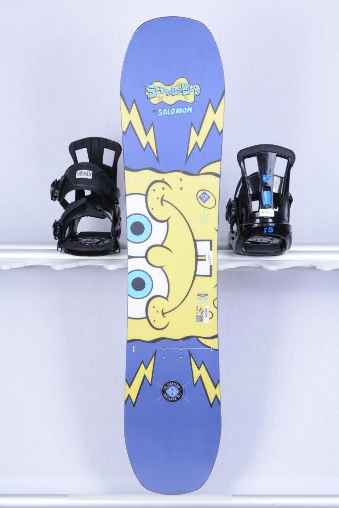 Planche à neige 110 pour enfants SALOMON SPONGEBOB EL, Enlèvement ou Envoi, Utilisé, Planche