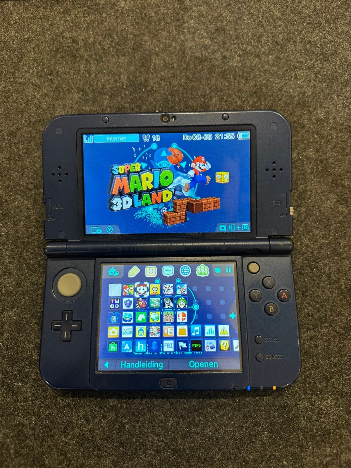 New Nintendo 3DS XL modifiée + 128 Go + chargeur d'origine, Enlèvement, Comme neuf, 3DS
