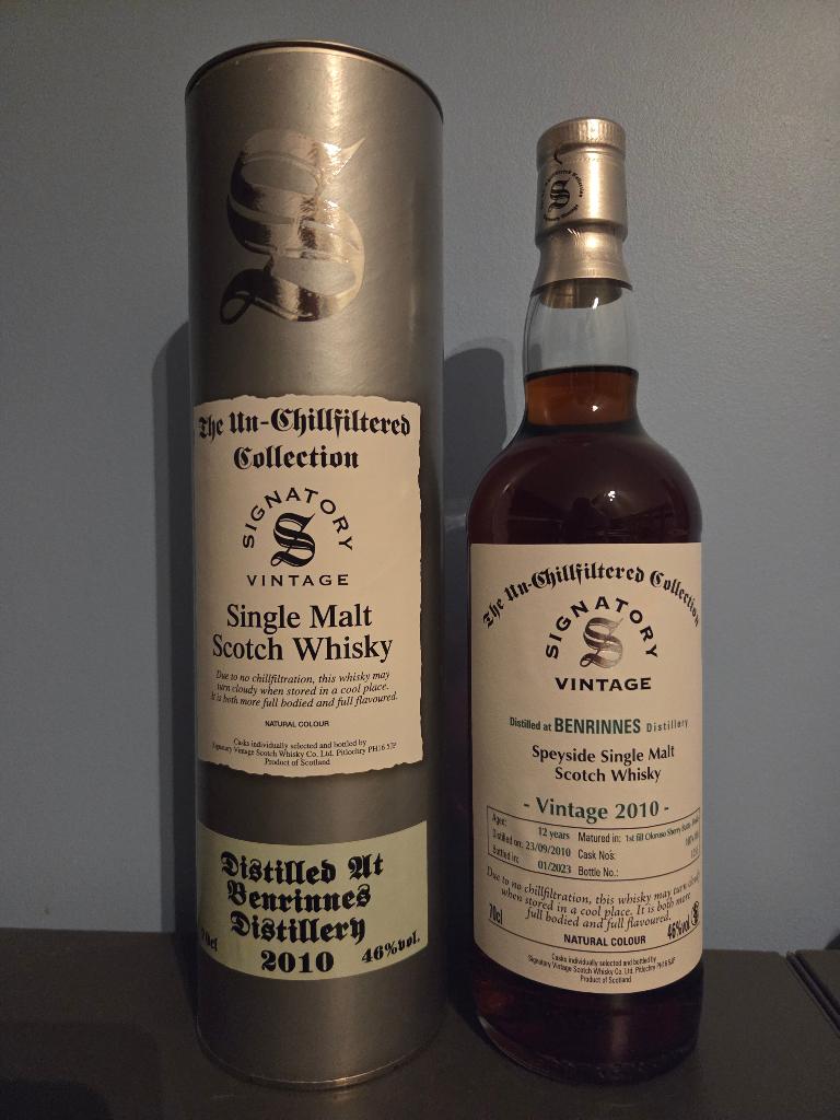 whisky Benrinnes 2010 oloroso sherry butts Signatory, Enlèvement ou Envoi