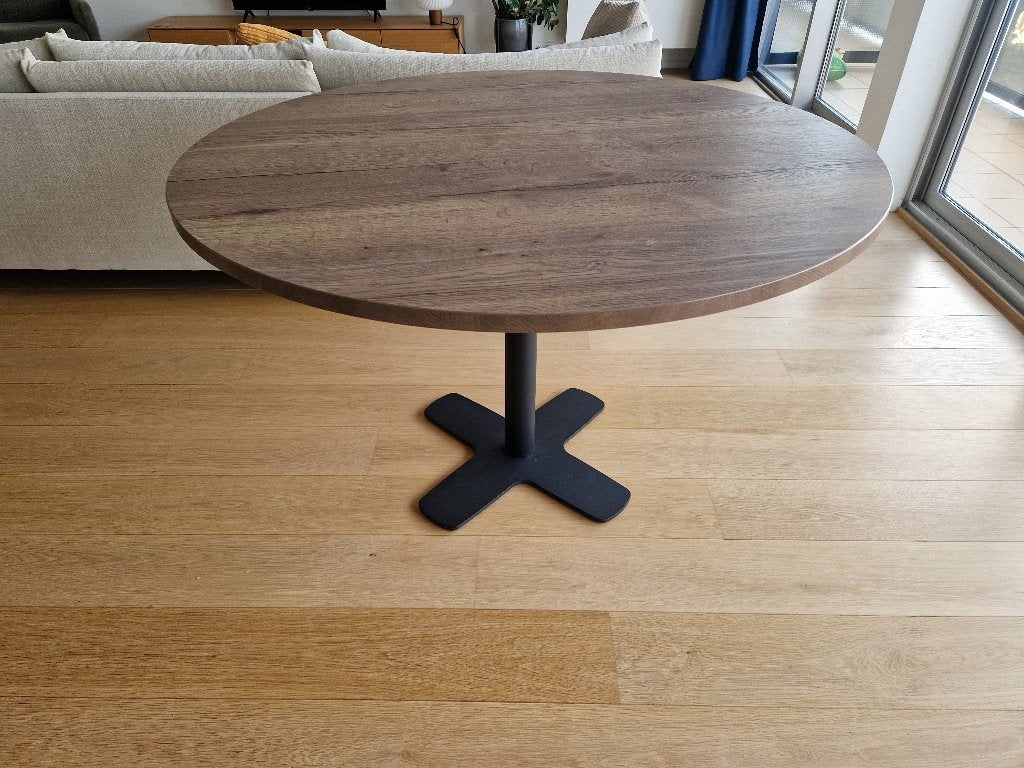 Table salle-à-manger, 100 à 150 cm, Cinq personnes ou plus, Rond, 100 à 150 cm