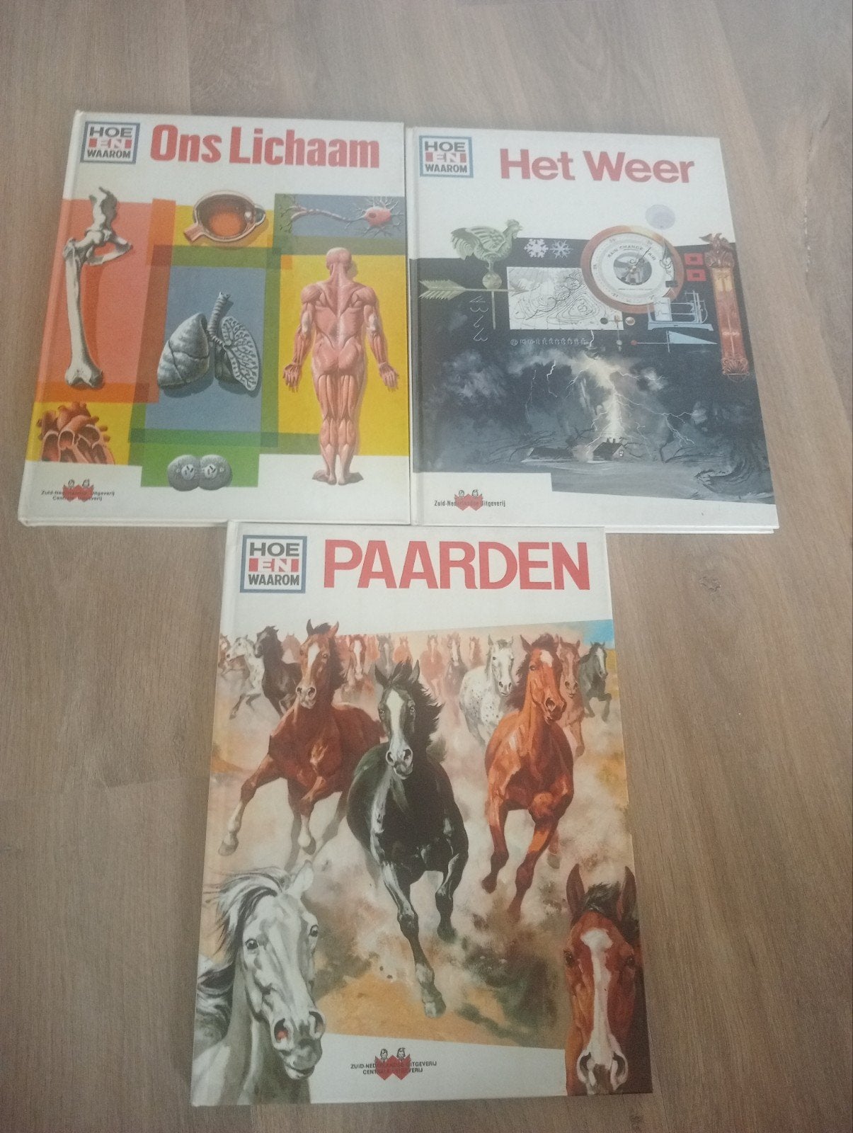 Boeken Hoe en Waarom weetjesboeken van 1960/1961, Gelezen, Zuid-Nederlandse uitgeverij, Ophalen of Verzenden, Meerdere stripboeken