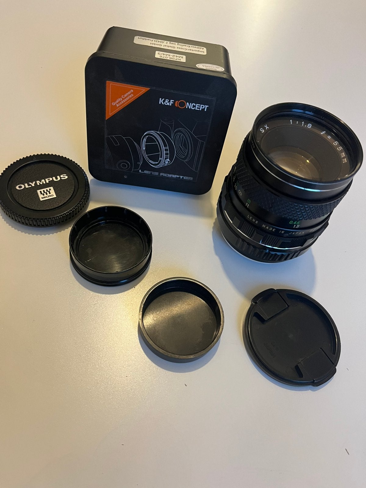 Objectif Mamiya Sekor 55mm, M42, Canon, Comme neuf, Enlèvement
