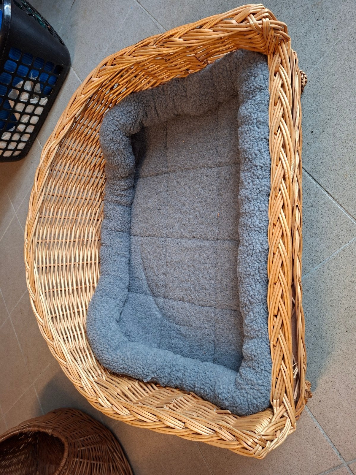 Nieuwe rieten hondenmand, Animaux & Accessoires, Paniers pour chiens, Enlèvement, Neuf, Roseau