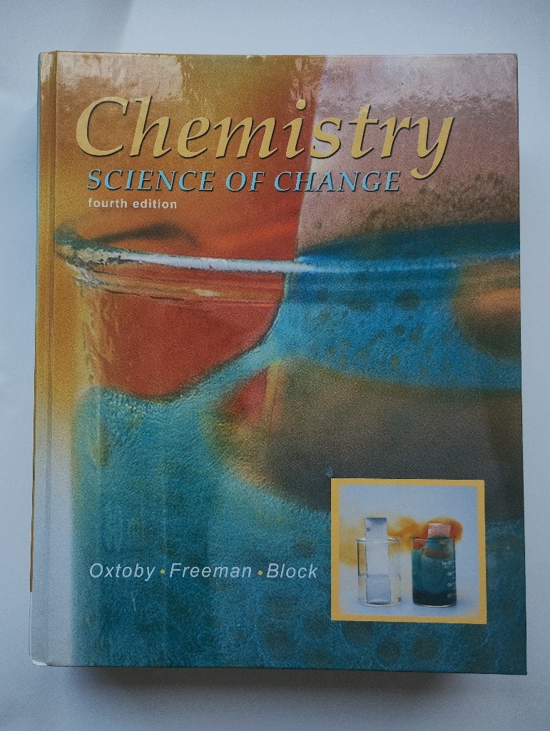 Chimie : science du changement - quatrième édition, Livres, Enlèvement ou Envoi, Comme neuf
